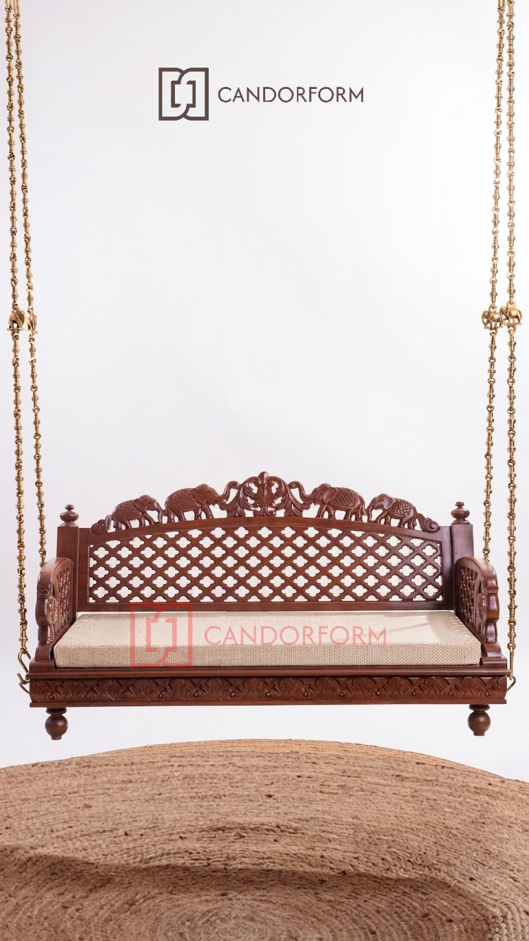 Zulas Elephant Carving Swing